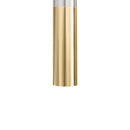 ZLINE Autograph Edition Gemini Pull Down Single Handle Kitchen Faucet in Brushed Nickel and Champagne Bronze (GEM-KF-ZBNCB)