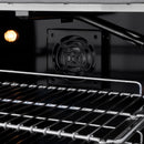 ZLINE Autograph Edition 48-Inch Paramount Gas Range with 8 Gas Burners and 6.7 cu. ft. Double Gas Oven in Black Stainless Steel and Polished Gold Accents (SGRBZ-48-G)
