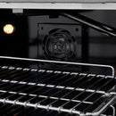 ZLINE 4-Piece Appliance Package - 48-Inch Paramount Gas Range, Wall Mount Range Hood, 36-Inch French Door Refrigerator, Dishwasher, in Black Stainless Steel with Gold Accents