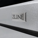 ZLINE Autograph Edition 36-Inch 5.2 cu. ft. Paramount Dual Fuel Range with 6 Burner Gas Cooktop and Electric Convection Oven in Satin Stainless Steel with Matte Black Accents (SDRSZ-36-MB)