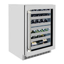 ZLINE Autograph 24-Inch Touchstone Dual Zone Wine Cooler with Stainless Steel with Glass Door & Nickel Helix Handle (RWDOZ-GS-24-KPN)