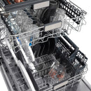 ZLINE Autograph 24-Inch Monument 3rd Rack Dishwasher with Polished Gold Helix Handle, 45dBa (DWMTZ-30424-KG)