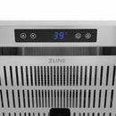 ZLINE Autograph Edition 24-Inch Touchstone 168 Can Outdoor Rated Dual Refrigerator Drawer with Stainless Steel Doors and Matte Black Handles (RDSOZ-ST-24-MB)