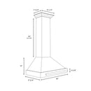 ZLINE 5-Piece Appliance Package - 30-Inch Gas Range, Hood, Refrigerator, Dishwasher, and Microwave Drawer in Black Stainless Steel with Champagne Bronze Accents