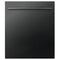 ZLINE 24-Inch Top Control Dishwasher with Stainless Steel Tub and Modern Style Handle in Black Stainless Steel (DW-BS-H-24)
