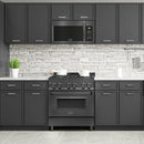 ZLINE Over The Range Microwave Oven In Black Stainless Steel (MWO-OTR-30-BS)