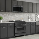 ZLINE 2-Piece Appliance Package - 30-Inch Rangetop and Over-the-Range Microwave with Modern Handle in Black Stainless Steel (2KP-RTBOTR30)