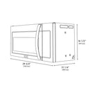 ZLINE 3-Piece Appliance Package - 30-Inch Rangetop, Over-the-Range Microwave Oven, and  Double Wall Oven in Black Stainless Steel (3KP-RTBOTR30-AWD)