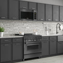 ZLINE 3-Piece Appliance Package - 30-Inch Rangetop, Over-the-Range Microwave Oven, and  Double Wall Oven in Black Stainless Steel (3KP-RTBOTRH30-AWD)
