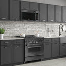 ZLINE Over The Range Microwave Oven In Black Stainless Steel With Traditional Handle (MWO-OTR-H-30-BS)