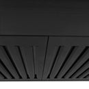 ZLINE 4-Piece Appliance Package - 30-Inch Dual Fuel Range, Hood, Refrigerator with Water Dispenser, and Dishwasher in Black Stainless Steel