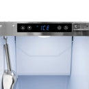 ZLINE Autograph 15-Inch Touchstone Clear Cube Ice Maker with Black Stainless Steel Door & Bronze Helix Handle (ICCDZ-BS-15-KCB)