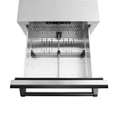 ZLINE 24-Inch Touchstone Refrigerator Drawer in Black Stainless Steel (RDSO-BS-24)