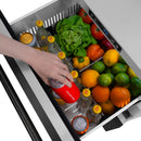 ZLINE 24-Inch Touchstone Refrigerator Drawer in Black Stainless Steel (RDSO-BS-24)