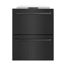 ZLINE 24-Inch Touchstone Refrigerator Drawer in Black Stainless Steel (RDSO-BS-24)