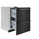 ZLINE 24-Inch Touchstone Refrigerator Drawer in Black Stainless Steel (RDSO-BS-24)