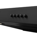 ZLINE 30-Inch 400 CFM Ducted Under Cabinet Range Hood in Black Stainless Steel (BS617-30)