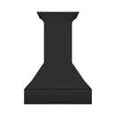 ZLINE 30-Inch Wooden Wall Mount Range Hood in Rustic Black Finish (355CC-30)