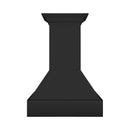 ZLINE 36-Inch Wooden Wall Mount Range Hood in Rustic Black Finish (355CC-36)