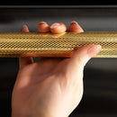 ZLINE Autograph 24-Inch Monument Dishwasher in Black Stainless Steel with Polished Gold Helix Handle, 45dBa (DWMTZ-BS-24-KG)