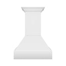 ZLINE 30-Inch Wooden Wall Mount Range Hood in Rustic Bright White Finish (355WW-30)