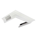 ZLINE Vented Crown Molding Profile 6 for Bright White Wooden Wall Mount Range Hoods (CM6V-KBWW)