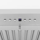 ZLINE 30-Inch Wooden Wall Mount Range Hood with 400 CFM Motor in Shiplap Bright White Finish (KPWW-30)