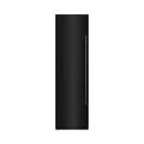 ZLINE 24-Inch 12.4 Cu. Ft. Column Freezer in Black Stainless Steel with Graphite Gray Interior (RCFV-BS-24)