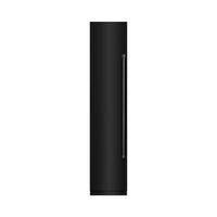 ZLINE 18-Inch 8.6 Cu. Ft. Left Hinge Column Freezer in Black Stainless Steel with Graphite Gray Interior (RCFVL-BS-18)