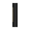 ZLINE Autograph Edition 18-Inch 8.6 Cu. Ft. Right Hinge Column Freezer in Black Stainless Steel with Graphite Gray Interior and Polished Gold Accents (RCFVRZ-BS-18-G)