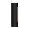 ZLINE Autograph Edition 24-Inch 12.4 Cu. Ft. Column Freezer in Black Stainless Steel with Graphite Gray Interior and Champagne Bronze Accents (RCFVZ-BS-24-CB)