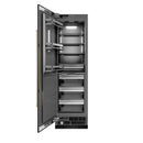 ZLINE 48-Inch Column 12.5 Cu. Ft. Refrigerator and 12.4 Cu. Ft. Freezer in Black Stainless Steel with Champagne Bronze Accents