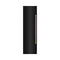 ZLINE Autograph Edition 24-Inch 12.4 Cu. Ft. Column Freezer in Black Stainless Steel with Graphite Gray Interior and Polished Gold Accents (RCFVZ-BS-24-G)