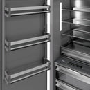 ZLINE 48-Inch Column 16.7 Cu. Ft. Refrigerator and 8.6 Cu. Ft. Freezer in Black Stainless Steel