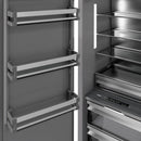 ZLINE 54-Inch Column 16.7 Cu. Ft. Refrigerator and 12.4 Cu. Ft. Freezer in Black Stainless Steel