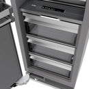 ZLINE 54-Inch Column 16.7 Cu. Ft. Refrigerator and 12.4 Cu. Ft. Freezer in Black Stainless Steel