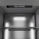 ZLINE 54-Inch Column 16.7 Cu. Ft. Refrigerator and 12.4 Cu. Ft. Freezer in Black Stainless Steel
