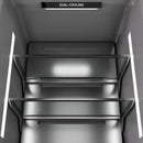 ZLINE 54-Inch Column 16.7 Cu. Ft. Refrigerator and 12.4 Cu. Ft. Freezer in Black Stainless Steel