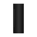 ZLINE 48-Inch Column 16.7 Cu. Ft. Refrigerator and 8.6 Cu. Ft. Freezer in Black Stainless Steel