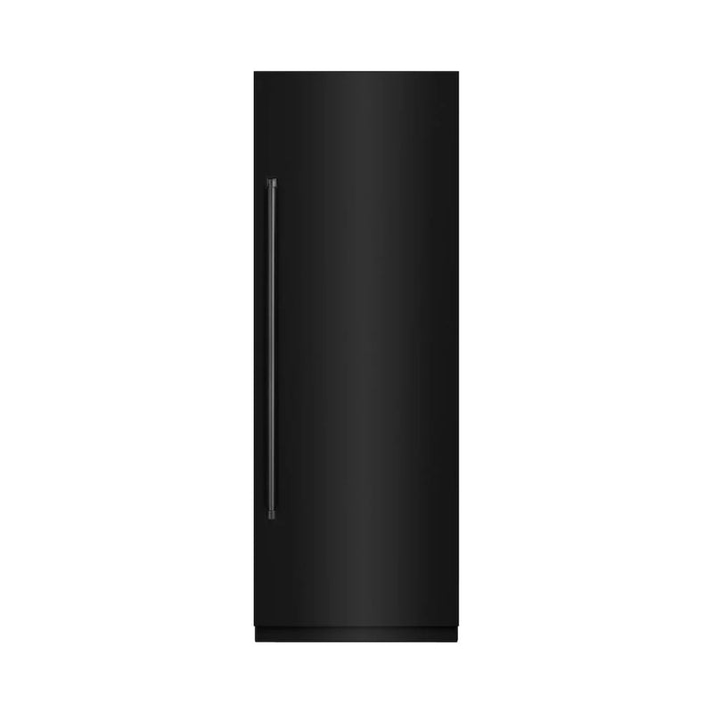 ZLINE 48-Inch Column 16.7 Cu. Ft. Refrigerator and 8.6 Cu. Ft. Freezer in Black Stainless Steel