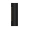 ZLINE Autograph Edition 24-Inch 12.5 Cu. Ft. Column Refrigerator in Black Stainless Steel with Graphite Gray Interior and Champagne Bronze Accents (RCRVZ-BS-24-CB)