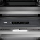 ZLINE Autograph Edition 30-Inch 16.7 Cu. Ft. Column Refrigerator in Black Stainless Steel with Graphite Gray Interior and Polished Gold Accents (RCRVZ-BS-30-G)