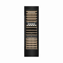 ZLINE 24-Inch 12.4 Cu. Ft. Triple Zone 100 Bottle Column Wine Cooler in Black Stainless Steel (RCWV-BS-24)