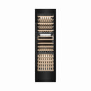 ZLINE 24-Inch 12.4 Cu. Ft. Triple Zone 100 Bottle Column Wine Cooler in Black Stainless Steel (RCWV-BS-24)