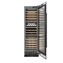 ZLINE 24-Inch 12.4 Cu. Ft. Triple Zone 100 Bottle Column Wine Cooler in Black Stainless Steel (RCWV-BS-24)