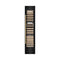 ZLINE Autograph Edition 18-Inch 9.0 Cu. Ft. Triple Zone 68 Bottle Right Hinge Column Wine Cooler in Black Stainless Steel with Polished Gold Accents (RCWVRZ-BS-18-G)
