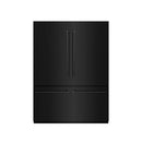 ZLINE 60-Inch 32.2 Cu. Ft. French Door Built-In Bottom Freezer Refrigerator with Water Dispensers and Ice Makers in Black Stainless Steel with Graphite Gray Interior (GRBIV-BS-60)