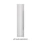 ZLINE 18-Inch 8.6 Cu. Ft. Left Hinge Column Freezer in DuraSnow Stainless Steel with Graphite Gray Interior (RCFVL-SN-18)