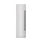 ZLINE Autograph Edition 24-Inch 12.4 Cu. Ft. Column Freezer in DuraSnow Stainless Steel with Graphite Gray Interior and Matte Black Accents (RCFVZ-SN-24-MB)