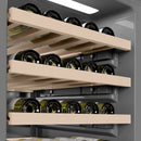 ZLINE 18-Inch 9.0 Cu. Ft. Triple Zone 68 Bottle Left Hinge Column Wine Cooler in Satin Stainless Steel (RCWVL-SN-18)